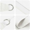Voile d'ombre Blanc 6 x 2 m 100 % polyester Oxford 617251617251