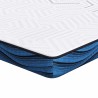 Surmatelas Blanc 160 x 200 cm Tissu jacquard 617252617252