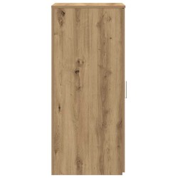 Armoire rangement chêne artisanal 40x45x103,5cm bois ingénierie 617256617256