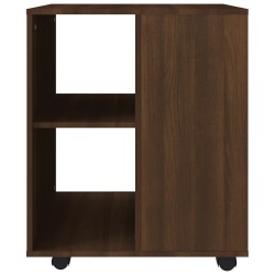Armoire roulante Chêne marron 60x53x72 cm Bois d'ingénierie 617257617257