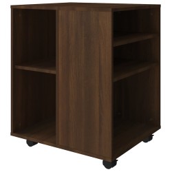 Armoire roulante Chêne marron 60x53x72 cm Bois d'ingénierie 617257617257