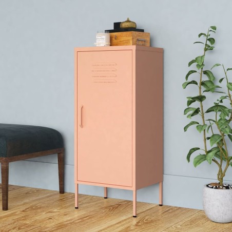 Armoire de rangement Rose 42,5x35x101,5 cm Acier 617260617260