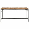 Table à manger 160x80x75 cm bois de manguier massif brut 617263617263