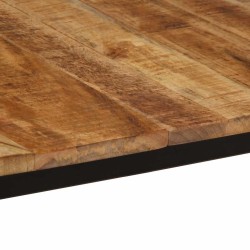 Table à manger 160x80x75 cm bois de manguier massif brut 617263617263