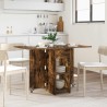 Table à dîner 115 x 70 x 75 cm Bois d'ingénierie Chêne fumé 617264617264