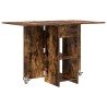 Table à dîner 115 x 70 x 75 cm Bois d'ingénierie Chêne fumé 617264617264