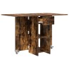 Table à dîner 115 x 70 x 75 cm Bois d'ingénierie Chêne fumé 617264617264