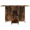Table à dîner 115 x 70 x 75 cm Bois d'ingénierie Chêne fumé 617264617264