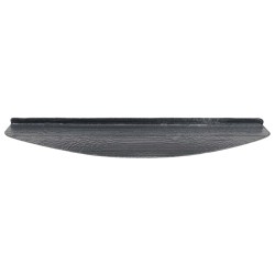 Tapis d'escalier auto-adhésifs 15 pcs Gris 80 x 28 x 3,5 cm 617266617266