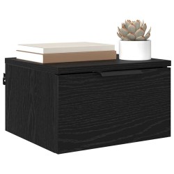 Cabinet de chevet avec tiroir 2 pcs Chêne noir 34 x 30 x 20 cm 617267617267