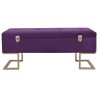 Banc avec compartiment de rangement 105 cm Violet Velours 617269617269