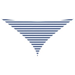Voile d'ombre Bleu et Blanc 3 x 3 x 4,24 m 617274617274