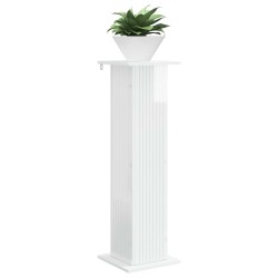 Support de Plante Blanc brillant 30,5 x 30 x 100,5 cm 617275617275