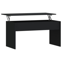 Table basse noir 102x50,5x52,5 cm bois d'ingénierie 617276617276