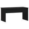 Table basse noir 102x50,5x52,5 cm bois d'ingénierie 617276617276