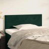 Tête de lit Vert foncé 80x5x78/88 cm Velours 617277617277