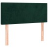Tête de lit Vert foncé 80x5x78/88 cm Velours 617277617277