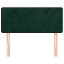 Tête de lit Vert foncé 80x5x78/88 cm Velours 617277617277
