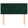 Tête de lit Vert foncé 80x5x78/88 cm Velours 617277617277