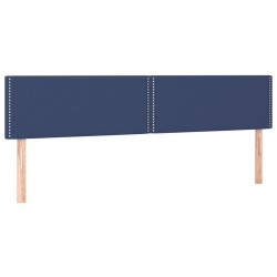 Têtes de lit Bleu 200x5x78/88 cm Tissu 617279617279