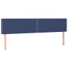 Têtes de lit Bleu 200x5x78/88 cm Tissu 617279617279