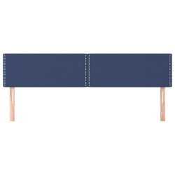 Têtes de lit Bleu 200x5x78/88 cm Tissu 617279617279