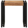 Table basse Marron 40 x 40 x 38 cm Bois d'Acacia Massif 617281617281