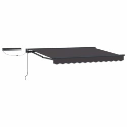 Auvent rétractable électrique Anthracite 2,5 x 2 m 617292617292