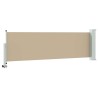 Auvent latéral 100 x 300 cm 100% polyester fer acier 617300617300