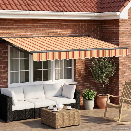 Auvent rétractable électrique 2,5 x 2 m 617301617301