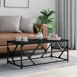 Table basse Noir 100x50x40 cm Bois d'ingénierie 617305617305