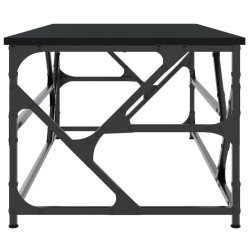 Table basse Noir 100x50x40 cm Bois d'ingénierie 617305617305