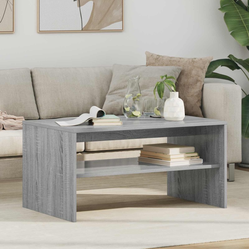 Table basse Gris Sonoma 80 x 50 x 40 cm Bois d'ingénierie 617306617306