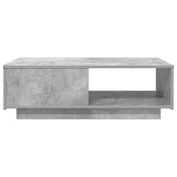 Table basse Gris béton 95 x 55 x 31 cm Bois d'ingénierie 617308617308