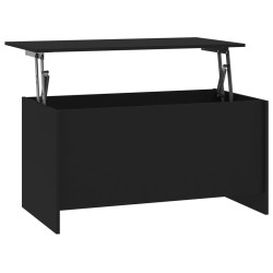 Table basse noir 102x55,5x52,5 cm bois d'ingénierie 617311617311