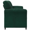 Sofa 2 places Vert foncé 158 x 83 x 95 cm Velours 617314617314