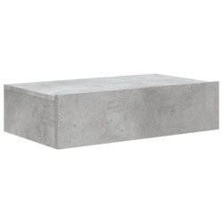 Meuble TV avec éclairage LED gris béton 60x35x15,5 cm 617317617317