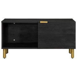 Table basse Noir 80x50x40 cm Bois d'ingénierie 617319617319