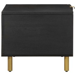Table basse Noir 80x50x40 cm Bois d'ingénierie 617319617319