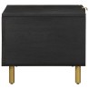 Table basse Noir 80x50x40 cm Bois d'ingénierie 617319617319