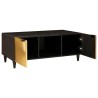 Table basse Noir et or 100 x 54 x 40 cm Bois d'ingénierie 617321617321