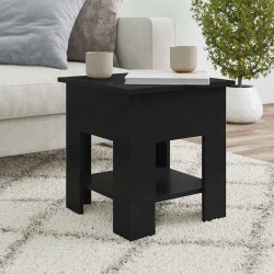 Table basse noir 40x40x42 cm bois d'ingénierie 617323617323