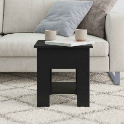 Table basse noir 40x40x42 cm bois d'ingénierie 617323617323