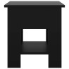 Table basse noir 40x40x42 cm bois d'ingénierie 617323617323