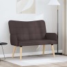Sofa 2 places Marron foncé 115 x 61 x 87 cm Tissu 617325617325