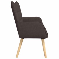 Sofa 2 places Marron foncé 115 x 61 x 87 cm Tissu 617325617325