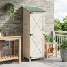 Abri de jardin Blanc 59,5 x 56 x 176,5 cm Bois de Sapin Massif 617329617329