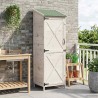 Abri de jardin Blanc 59,5 x 56 x 176,5 cm Bois de Sapin Massif 617329617329