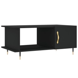 Table basse noir 90x50x40 cm bois d'ingénierie 617333617333
