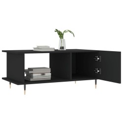 Table basse noir 90x50x40 cm bois d'ingénierie 617333617333